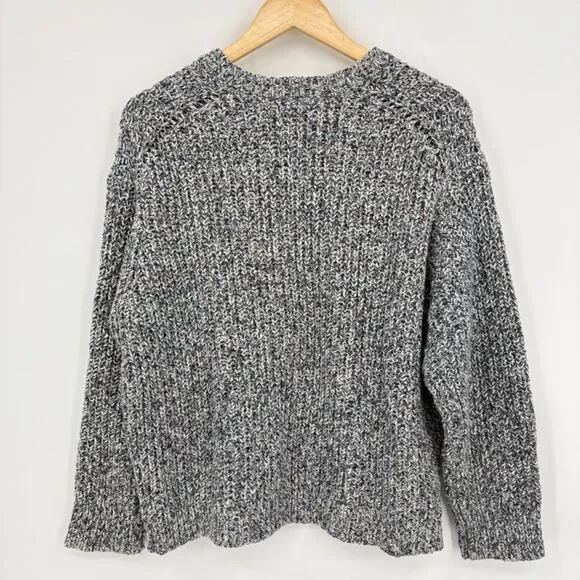 Marine Layer Quinn Oversized Sweater Blue Multi, Large - Picture 4 of 10